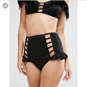 ASOS high waisted bikini set